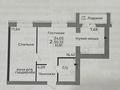 2-комнатная квартира, 51.8 м², 8/9 этаж, Толе би за 21.7 млн 〒 в Астане, Есильский р-н