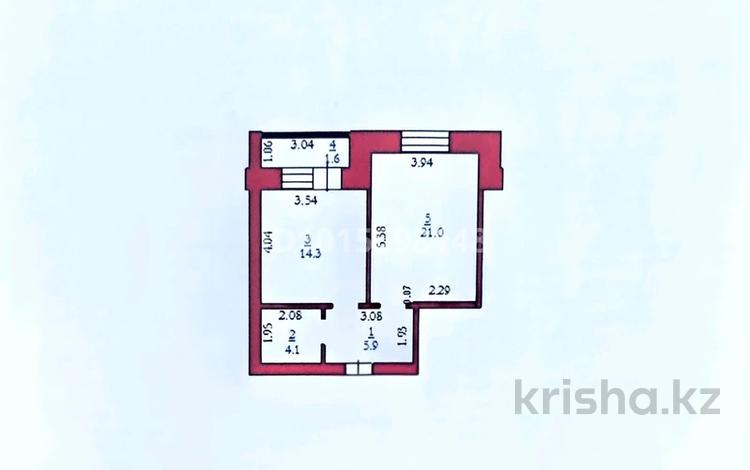 1-бөлмелі пәтер · 47 м² · 5/9 қабат, Алтын орда ш/а. 5Е, бағасы: 17 млн ₸ в Актобе, мкр. Алтын орда — фото 2