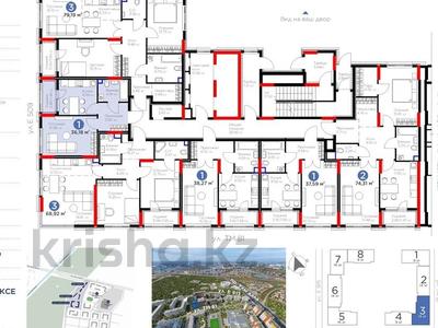 1-бөлмелі пәтер · 36.18 м² · 2/14 қабат, Е 915 19 — 26 ИЮЛЯ КЛЮЧИ, бағасы: 22.4 млн ₸ в Астане, Есильский р-н