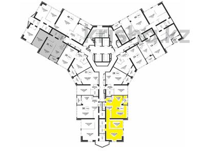 3-бөлмелі пәтер · 107.3 м² · 20/33 қабат, Аль-фараби, бағасы: 90.3 млн 〒 в Алматы, Бостандыкский р-н