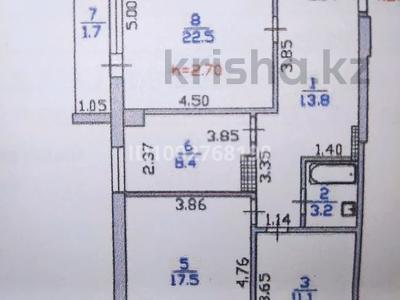 3-комнатная квартира · 82.3 м² · 8/18 этаж, Панфилова 101 — По Панфилова вниз, чуть ниже Гоголя слева арка - въезд во двор за 73 млн ₸ в Алматы, Алмалинский р-н
