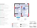 1-бөлмелі пәтер · 36.6 м² · 9/9 қабат, Абулхайр-хана 65, бағасы: 18.9 млн ₸ в Атырау
