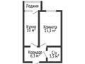 1-комнатная квартира · 36.4 м² · 2/5 этаж, Береке 44 за 19.5 млн ₸ в Костанае — фото 9
