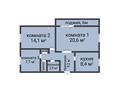 3-бөлмелі пәтер · 65 м² · 2/5 қабат, Павлова 42, бағасы: 32 млн ₸ в Костанае — фото 2