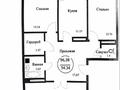 3-комнатная квартира · 96 м² · 10/10 этаж, Е 418 10 за 29.5 млн ₸ в Астане, Нура р-н