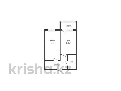 1-бөлмелі пәтер · 40 м² · 2/5 қабат, Береке шағын ауданы, Промышленная 50, бағасы: 15.8 млн ₸ в Костанае, Микрорайон Береке
