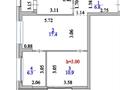 2-комнатная квартира · 60 м² · 3/9 этаж, Ахмет Байтурсынулы 14 за 42 млн ₸ в Астане, Сарайшык р-н — фото 18