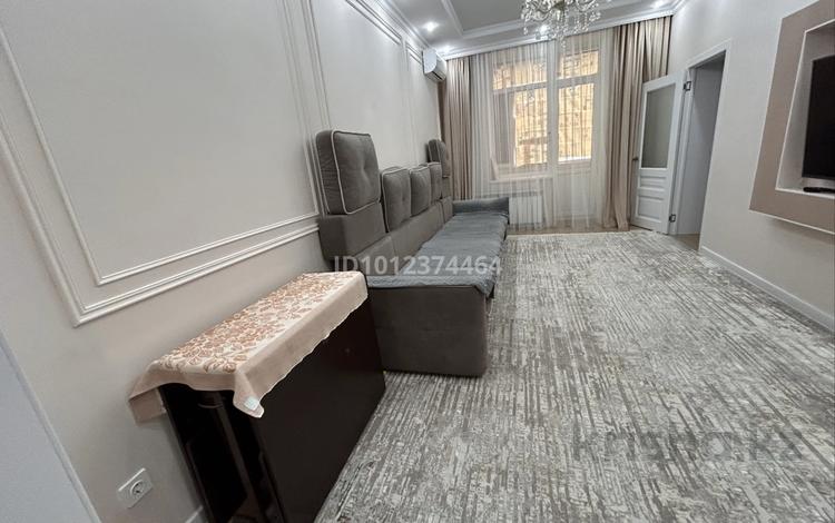 3-комнатная квартира · 77 м² · 1/9 этаж, Казыбек би 5А за 330 000 ₸ в Астане, Есильский р-н — фото 2