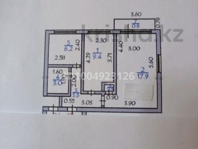 2-комнатная квартира · 43.1 м² · 2/4 этаж, Абая 40 за 10.5 млн 〒 в Балхаше