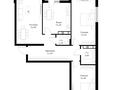 3-бөлмелі пәтер · 101.7 м² · 8/9 қабат, Бауыржана Момышулы 11/1, бағасы: 58.5 млн ₸ в Алматы, Алатауский р-н — фото 2