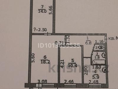 3-комнатная квартира · 59.1 м² · 5/5 этаж, Ивушка 1 за 20 млн ₸ в Конаеве