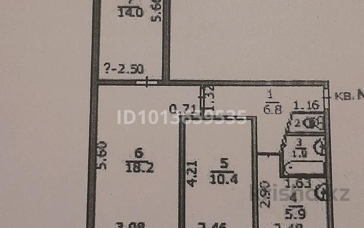 3-комнатная квартира · 59.1 м² · 5/5 этаж, Ивушка 1 за 20 млн ₸ в Конаеве — фото 2