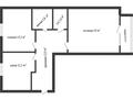 2-комнатная квартира · 61 м² · 3/5 этаж, Көктем 16 за 26 млн ₸ в Кокшетау — фото 13