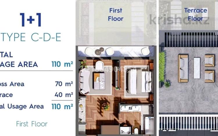 2-бөлмелі пәтер · 110 м² · 2/2 қабат, Лонг-Бич 111, бағасы: 150 млн ₸ в Искеле — фото 2