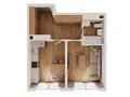 1-бөлмелі пәтер · 43.09 м², ул. ​Кульджинский тракт, 2 к1, бағасы: ~ 20.3 млн ₸ в  — фото 3
