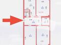 3-комнатная квартира · 93 м² · 3/9 этаж, Шакарима Кудайбердулы 5 за 35 млн ₸ в Астане, Алматы р-н — фото 18