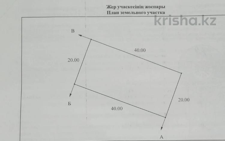 Участок 8 соток, 16 улица 33 за 1.5 млн 〒 в Круглоозерном — фото 2