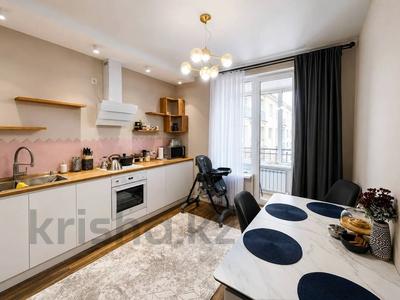 3-бөлмелі пәтер · 100 м² · 13/16 қабат, Каныша Сатпаева 133/2, бағасы: 93.9 млн ₸ в Алматы, Бостандыкский р-н