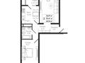 2-комнатная квартира · 60.54 м² · 3/9 этаж, Толеметова 106/3 за ~ 26 млн ₸ в Шымкенте, Абайский р-н — фото 2