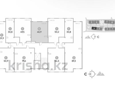 2-комнатная квартира · 49.5 м² · 6/6 этаж, Райымбека 39г — Толе би и Утеген батыра за 32.5 млн ₸ в Алматы, Ауэзовский р-н