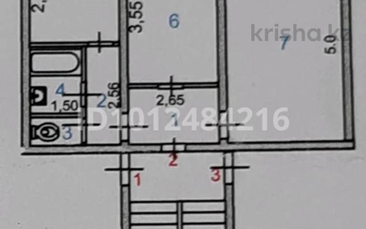2-комнатная квартира · 44.3 м² · 1/2 этаж, Логинова 44 — Даражол,Школа №4 за 6 млн ₸ в Кентау — фото 2