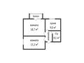 2-комнатная квартира · 52 м² · 6/9 этаж, 9 микрорайон за 24 млн ₸ в Костанае — фото 10