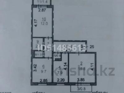 3-бөлмелі пәтер, 62.7 м², 2/5 қабат, Штабная, бағасы: 22 млн 〒 в Костанае