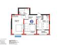 2-бөлмелі пәтер · 56.73 м² · 6/6 қабат, Тараз 8/1, бағасы: 43 млн ₸ в Алматы, Турксибский р-н