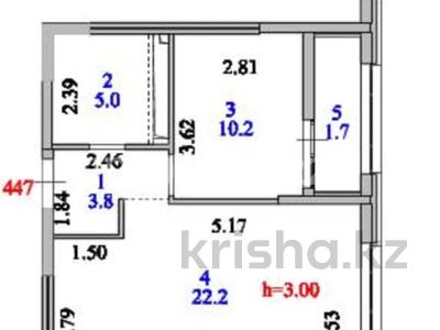 1-бөлмелі пәтер · 43 м² · 14/18 қабат, Е 882 7, бағасы: 22.5 млн ₸ в Астане, Нура р-н