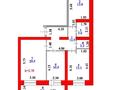 3-бөлмелі пәтер · 80 м² · 2/9 қабат, Күлтегін 2, бағасы: 48 млн ₸ в Астане, Нура р-н — фото 12