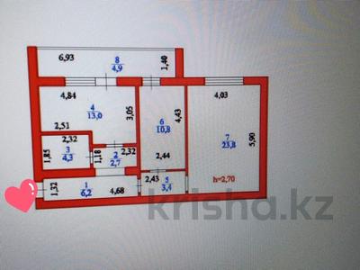 2-комнатная квартира · 69.8 м² · 4/5 этаж, Сатпаева 11 — Сатпаева- Петрова за 34 млн ₸ в Астане, Алматы р-н