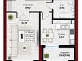 1-комнатная квартира · 35.62 м² · 14/16 этаж, Чингиз Айтматов 24/14 — Горячая цена за 17 млн ₸ в Астане, Нура р-н — фото 2