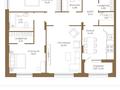 3-бөлмелі пәтер · 100.9 м² · 18/18 қабат, Достык 8/5, бағасы: ~ 70.3 млн ₸ в Астане, Есильский р-н