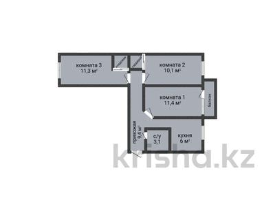 3-комнатная квартира · 54.1 м² · 2/5 этаж, 1 Мая за 25.8 млн ₸ в Костанае