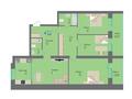 4-комнатная квартира, 105 м², Центральный парк за ~ 34.7 млн 〒 в Кокшетау — фото 2