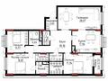 4-бөлмелі пәтер · 139.52 м², пересечение пр. Мәңгілік Ел и ул. Хусейн бен Талал 9/3, бағасы: ~ 106 млн ₸ в Астане, Есильский р-н — фото 3