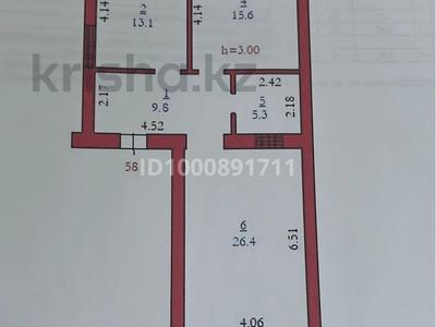 2-бөлмелі пәтер · 72.6 м² · 8/9 қабат, мкр. Алтын орда, Молдагуловой 62 — Тенисный центр, бағасы: 30 млн ₸ в Актобе