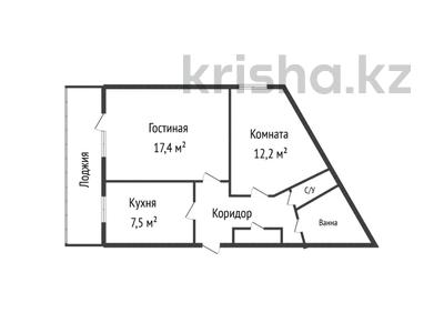 2-бөлмелі пәтер · 52.2 м² · 4/12 қабат, протозанова 137, бағасы: 28.9 млн ₸ в Усть-Каменогорске