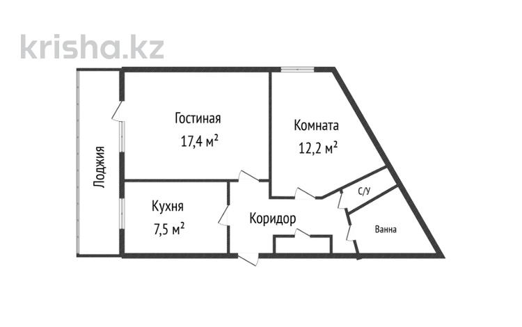 2-бөлмелі пәтер · 52.2 м² · 4/12 қабат, протозанова 137, бағасы: 28.9 млн ₸ в Усть-Каменогорске — фото 4