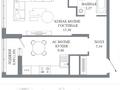 1-комнатная квартира · 34.92 м² · 14/14 этаж, Пересечение ул. Калдаякова и ул. Жургенова за ~ 19.8 млн ₸ в Астане — фото 3
