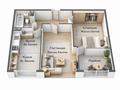 2-комнатная квартира · 61 м² · 6/9 этаж, мкр Шугыла, Мкр. Шугыла — **РЯДОМ АБАЯ УГ АЛАТАУ** за 28.9 млн ₸ в Алматы, Наурызбайский р-н — фото 21