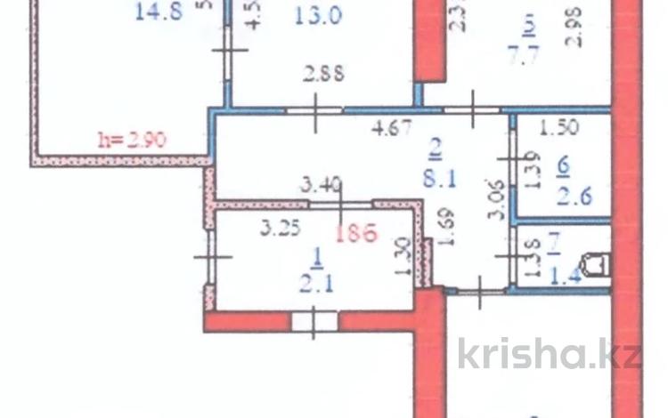 2-бөлмелі пәтер · 59.2 м² · 11/11 қабат, 12 ш/а. 21Е, бағасы: 23 млн ₸ в Актобе, мкр 12 — фото 2