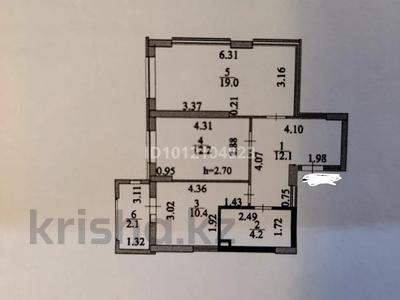 2-комнатная квартира · 60 м² · 14/25 этаж, Шаймерден Косшыгулулы 6 за 25.8 млн ₸ в Астане, Сарыарка р-н