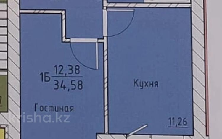 1-комнатная квартира, 33.9 м², 1/3 этаж, сарыарка 14г за 9.2 млн 〒 в Кокшетау — фото 2