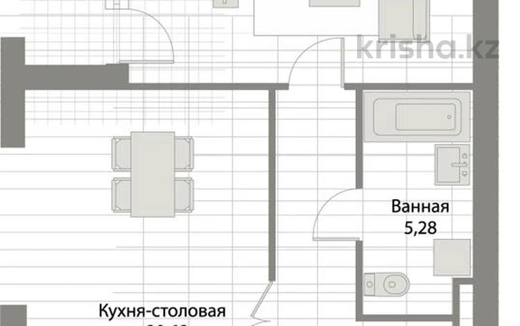 2-комнатная квартира, 53 м², 10/12 этаж, Керей и Жанибек хандар за 25 млн 〒 в Астане, Есильский р-н — фото 8