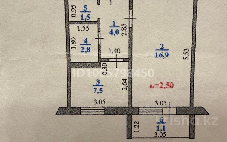 1-бөлмелі пәтер · 33 м² · 8/9 қабат, мкр 4 4А, бағасы: 14 млн ₸ в Уральске — фото 2