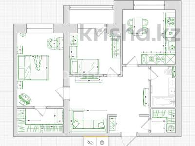3-комнатная квартира · 74.9 м² · 8/8 этаж, Мкр. Алтын орда 1В — Тауелсиздик-Мустафы Шокая за 24.5 млн ₸ в Актобе