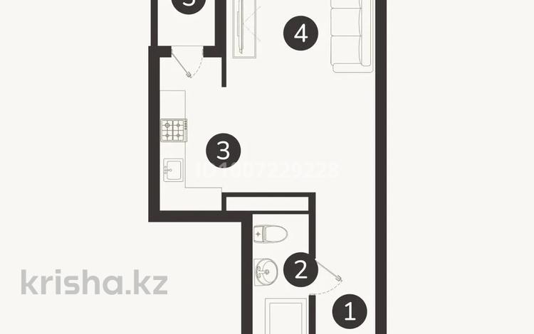 1-бөлмелі пәтер · 30.34 м² · 1/7 қабат, Естай 39/3 — Aport East, бағасы: 16.7 млн ₸ в  — фото 7