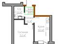 1-бөлмелі пәтер · 37.5 м² · 5/5 қабат, Киснеревых 93, бағасы: ~ 13.1 млн ₸ в Бурабае — фото 2