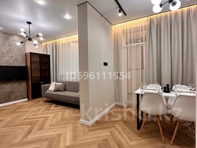 2-комнатная квартира · 46 м² · 12/13 этаж, мкр Комсомольский, Мухамедханова уг Домалак ана — Мухамедханова уг домалак ана за 350 000 〒 в Астане, Есильский р-н